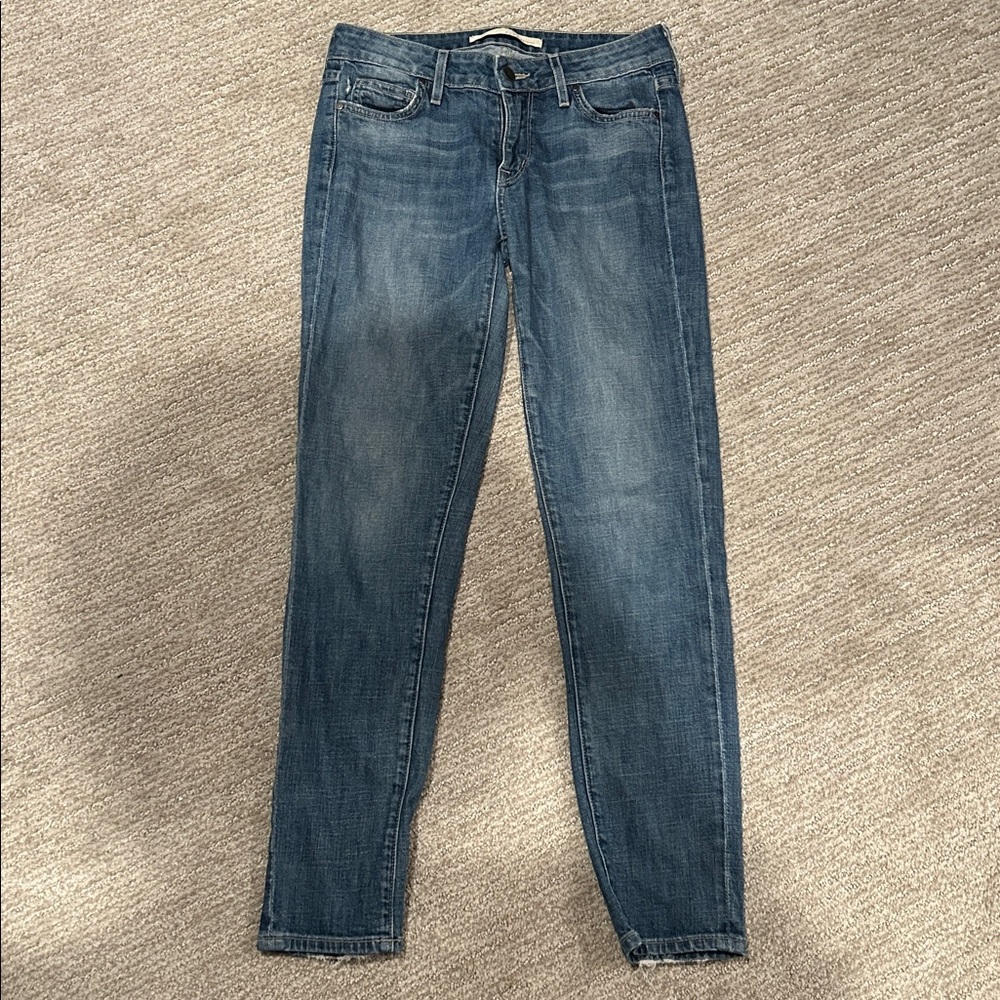 Rich and Skinny Medium Wash Blue Denim Jeans